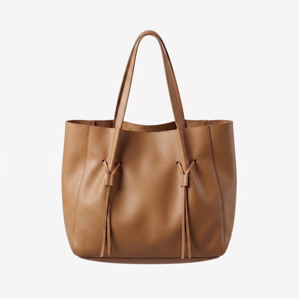 B-Low The Belt Tote Tan Leather Tassel Slouchy Boho Shoulder Bag